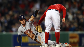 Alex Bregman Tries To Get Under Nathan Eovaldi's Skin Before Game 3